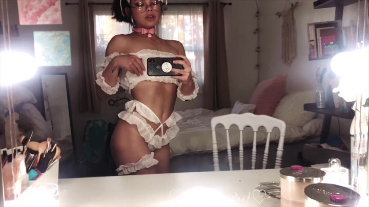 poet spits on a bean in urlilgoddess videos.