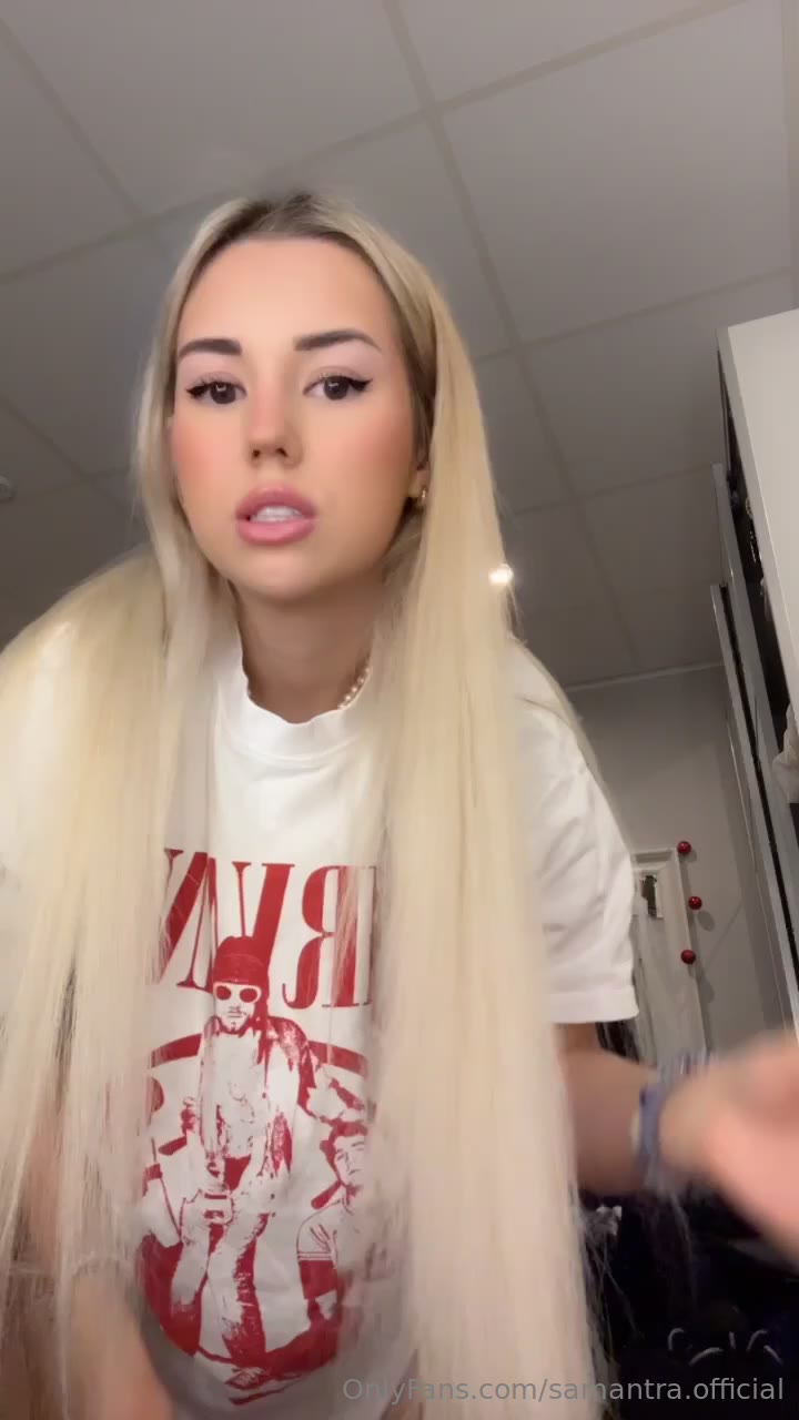 Sensational spinster Samantra Nude fansly