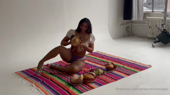 Epic tease Santana tits