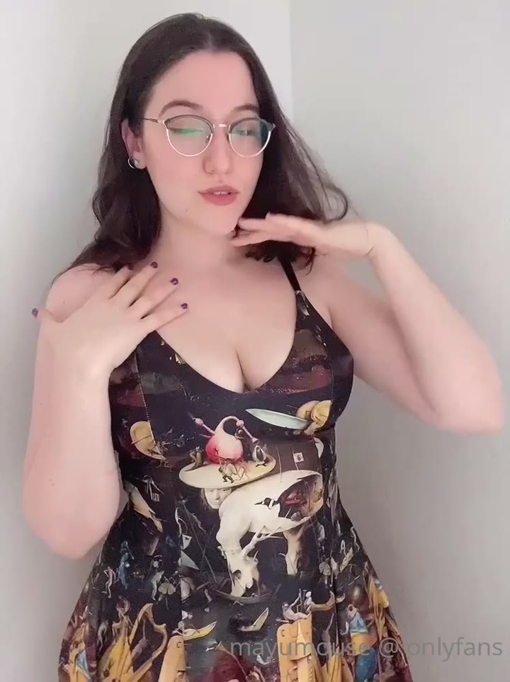 Exposed Mayu Mouse masturbating