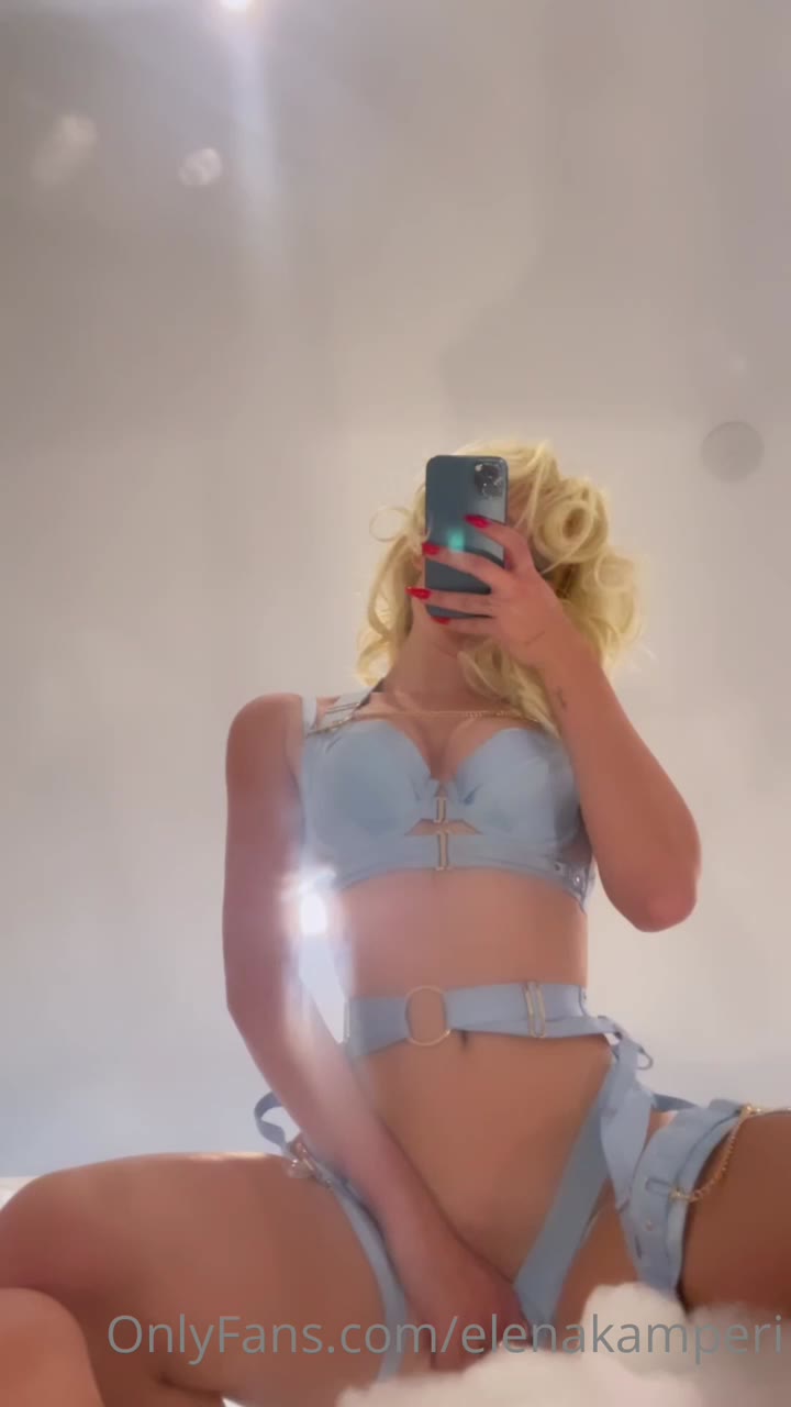 Babe white Elena Kamperi clips Sensational