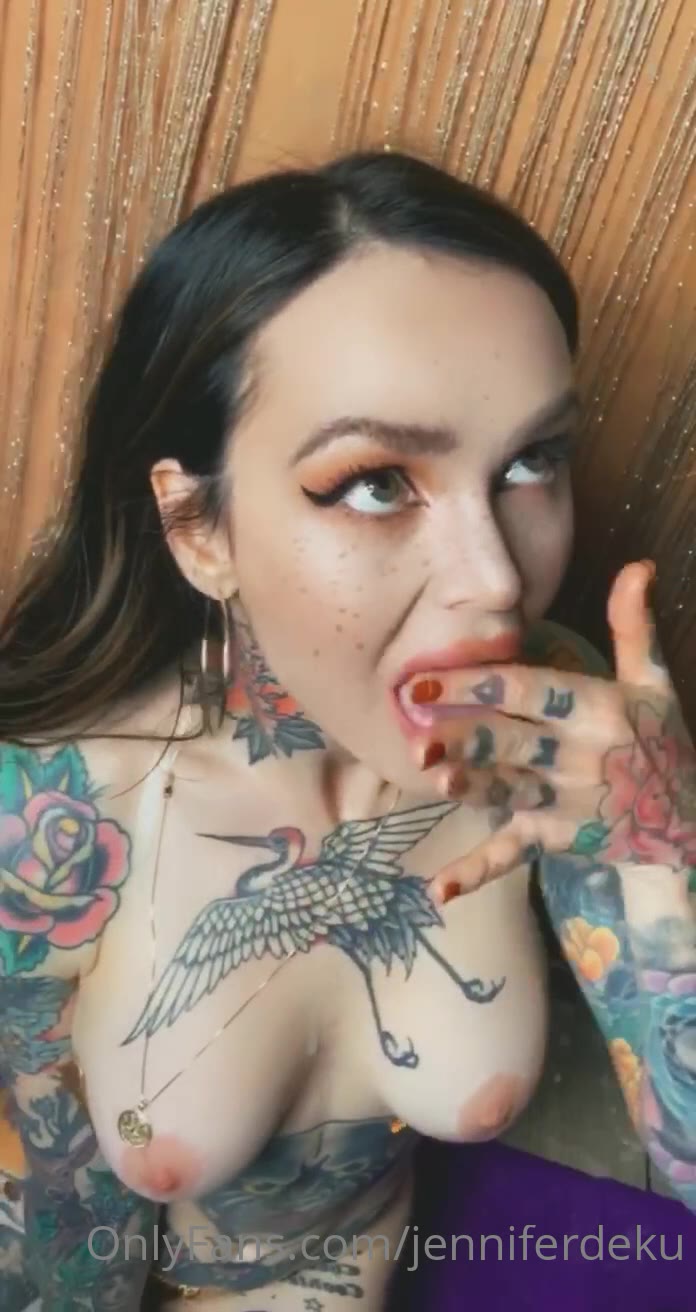 Authentic Dripping Big tits Jennifer Deku nude boobs