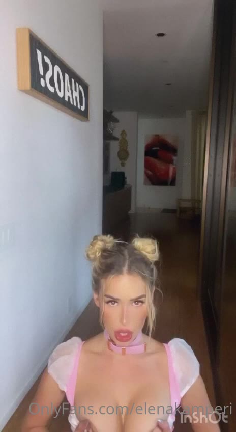 Exposed teen white Elena Kamperi nude pic Clip