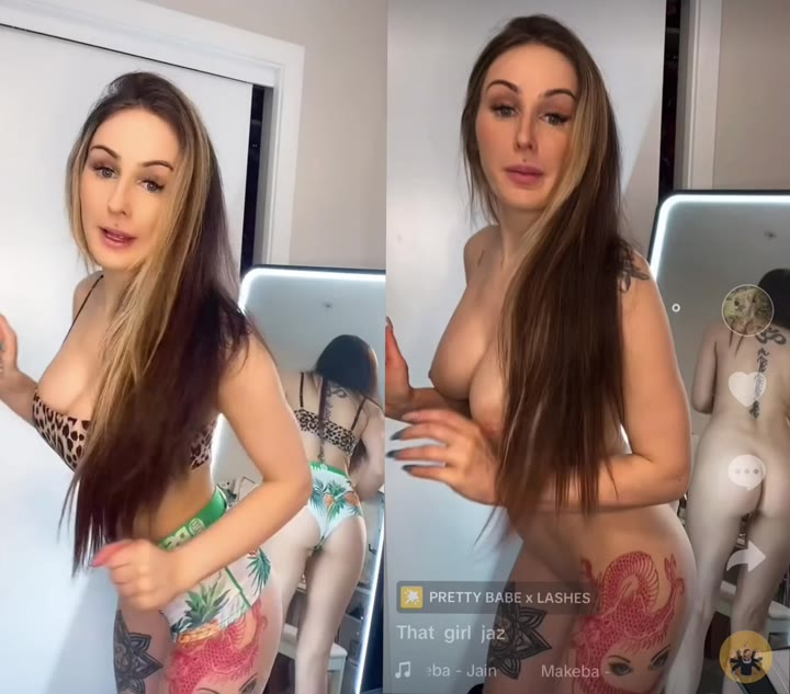 Sensational pretty Cumslut JazmineJ nude tits