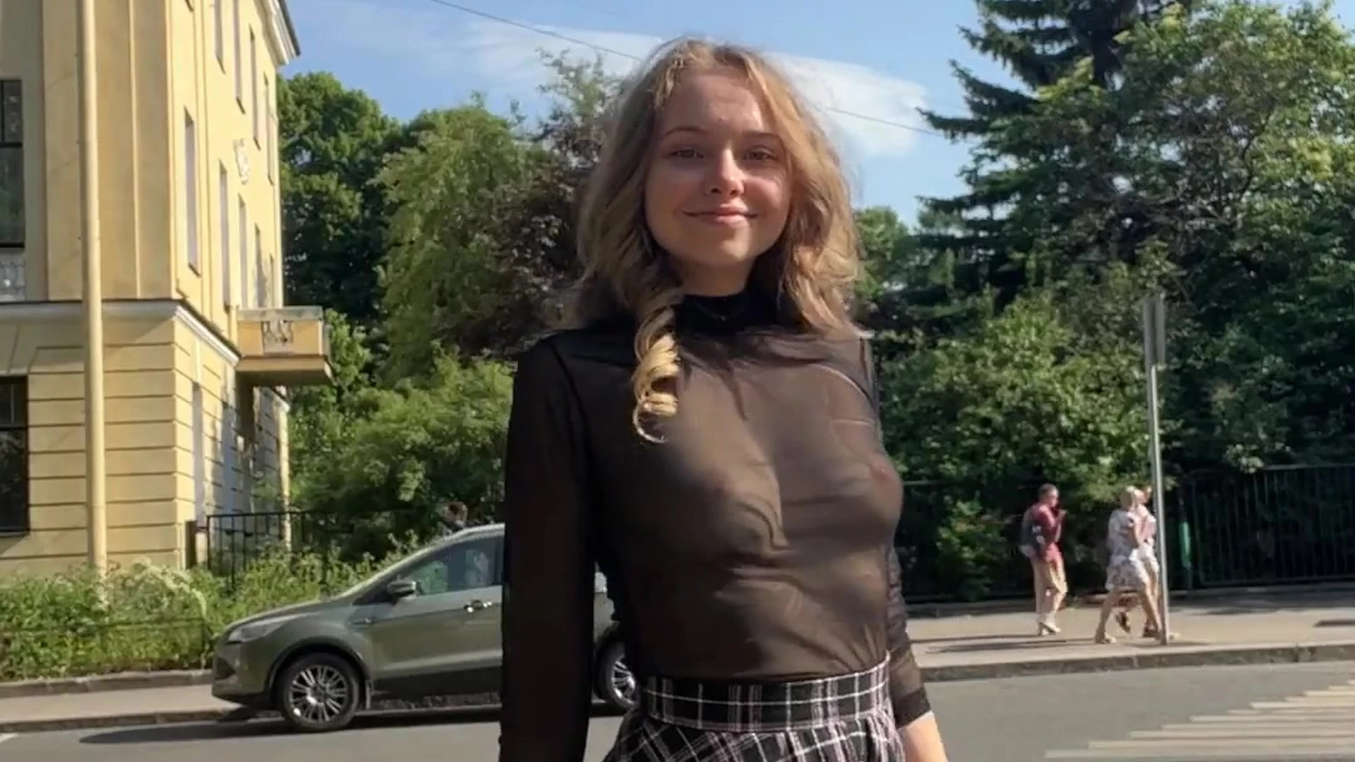 Affectionate teen Baby Riley bj Vid Exposed