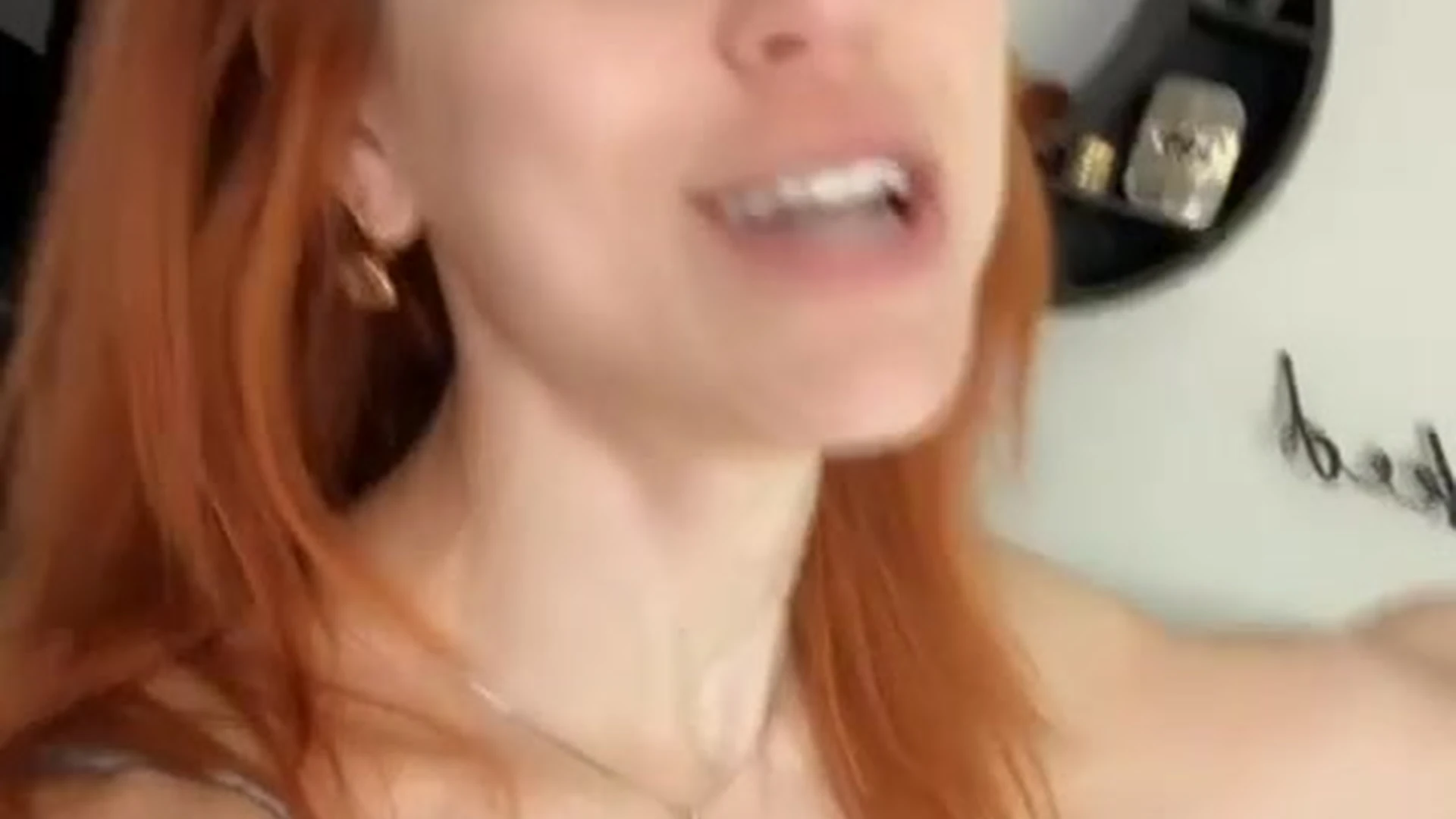 Exposed cumslut slim Molly Stewart face