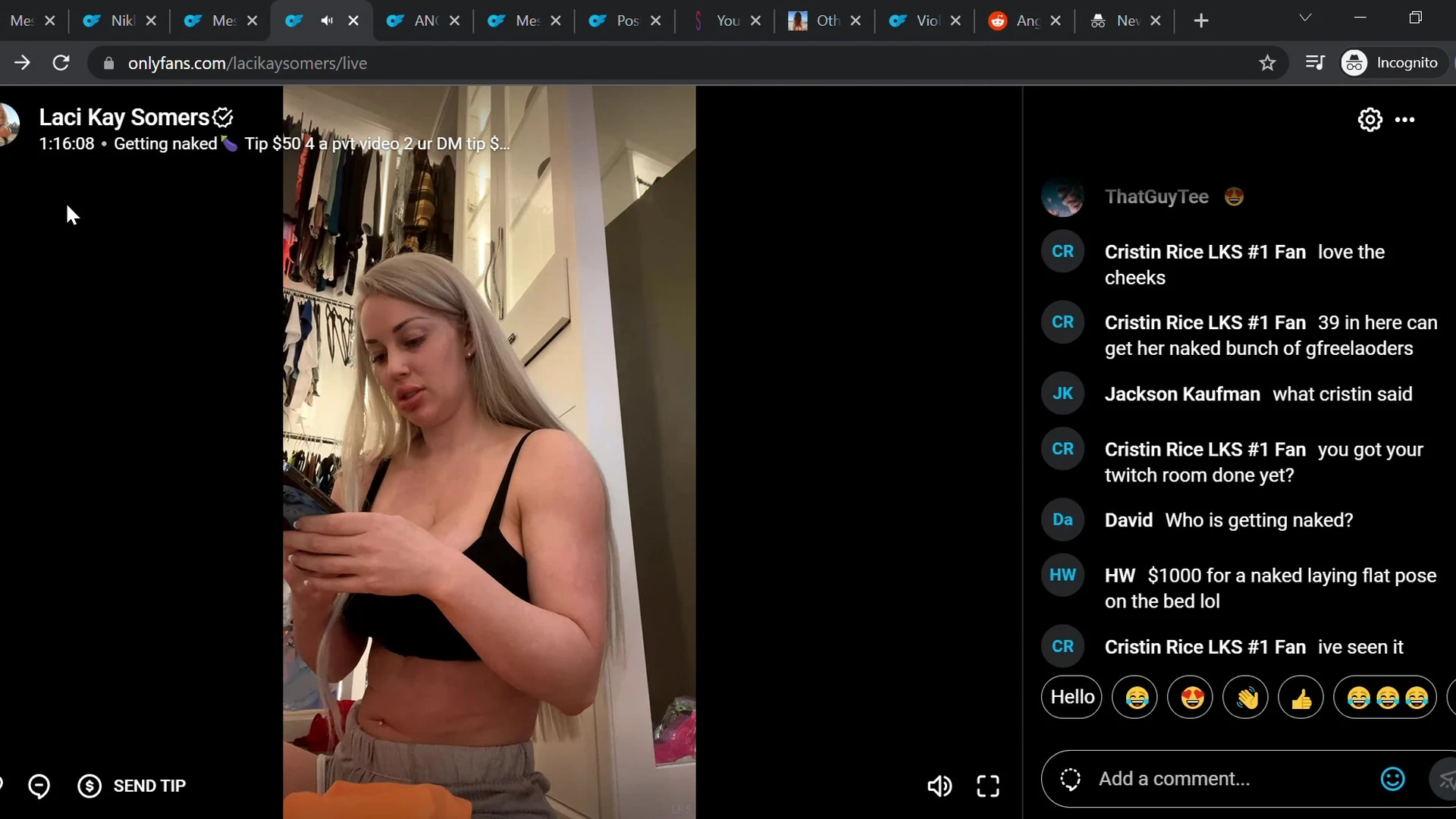 slutty bitch sucking latina Laci Kay Somers boobs