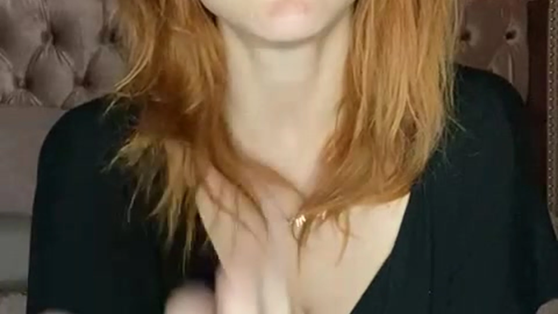 Exposed caucasian Molly Stewart ripped cams