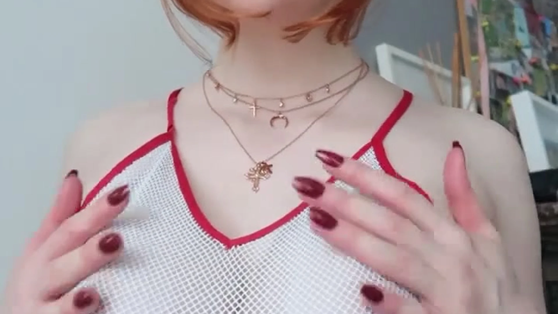 brunette Imogen Lucie dildo Sensational