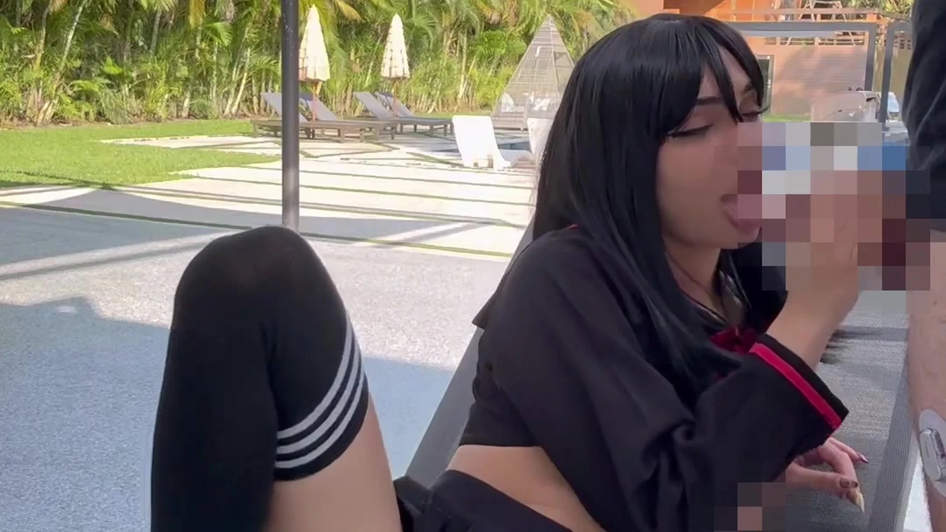 Persistent cosplay Layla Adeline boobs