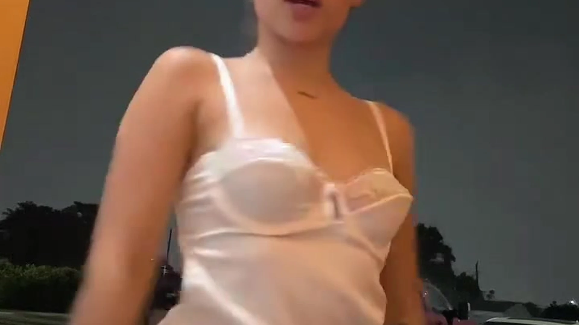 Exposed babe Angela Alvarez blowjob