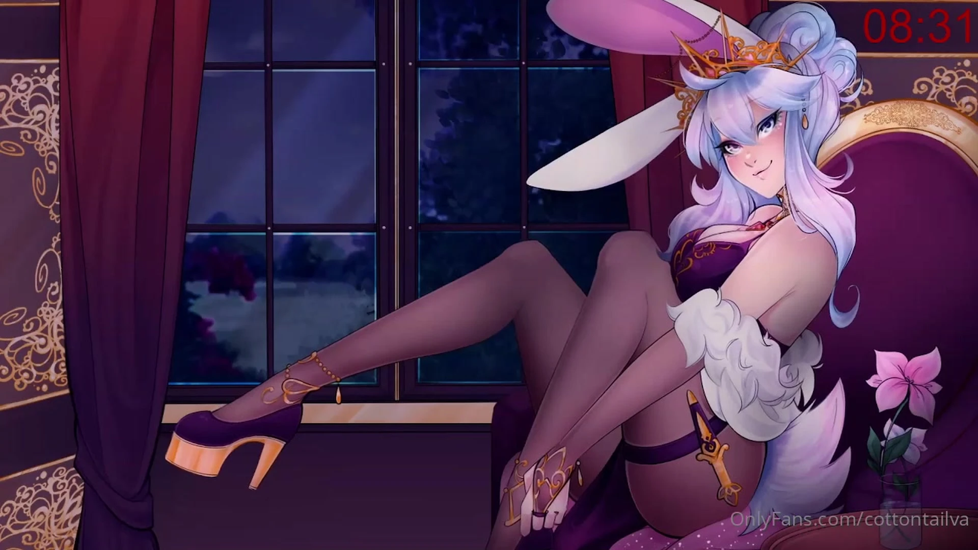 OF GIRL hentai CottontailVA leaked Full leaked video