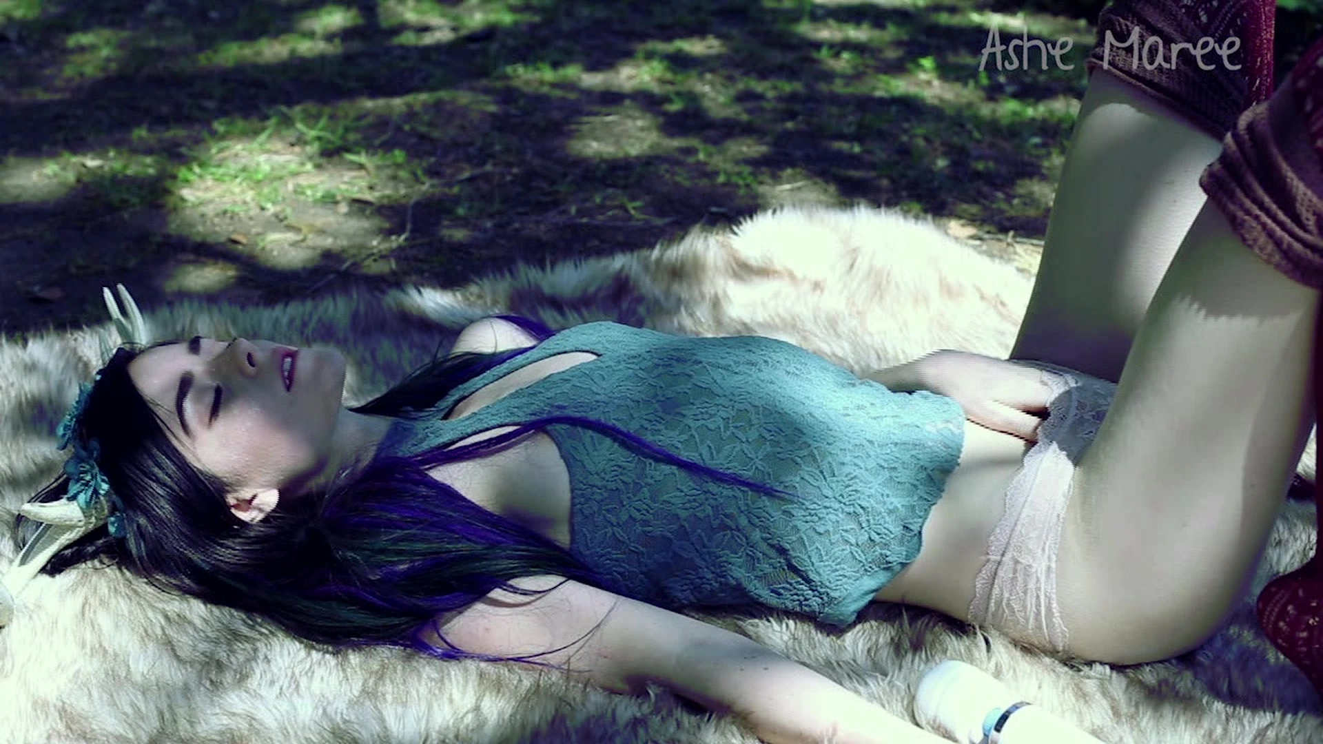 Epic slutty bitch caucasian Ashe Maree leak xxx