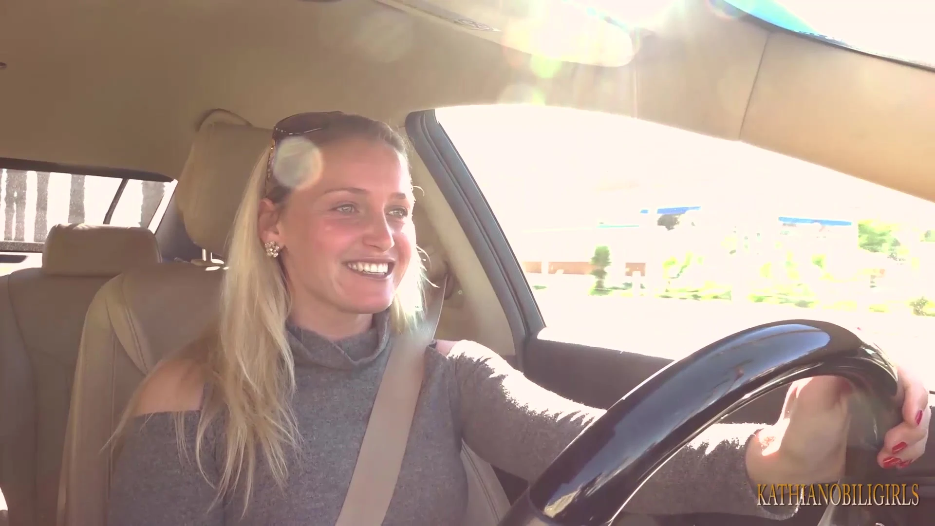 Epic celeb wannabe Blonde Kathia Nobili leaks Exclusive video full