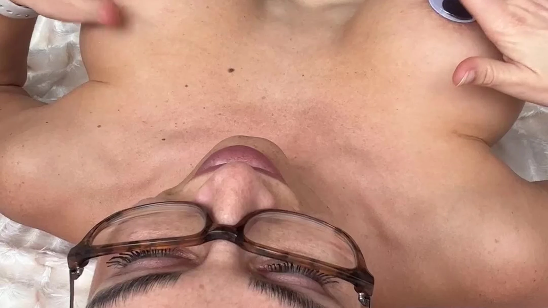 Epic Caucasian Estephania blowjob