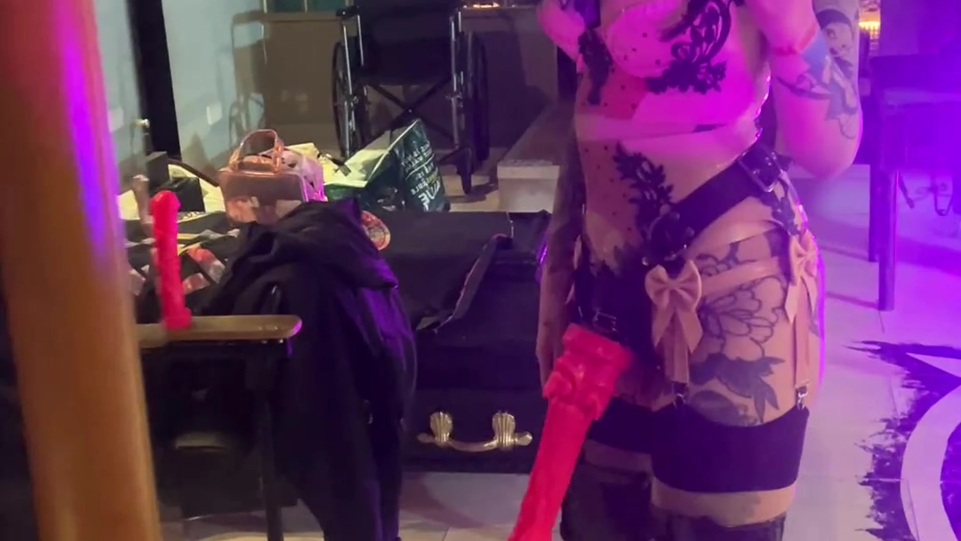 beautiful Sweating small ass Miss Patricia leaked tits pic