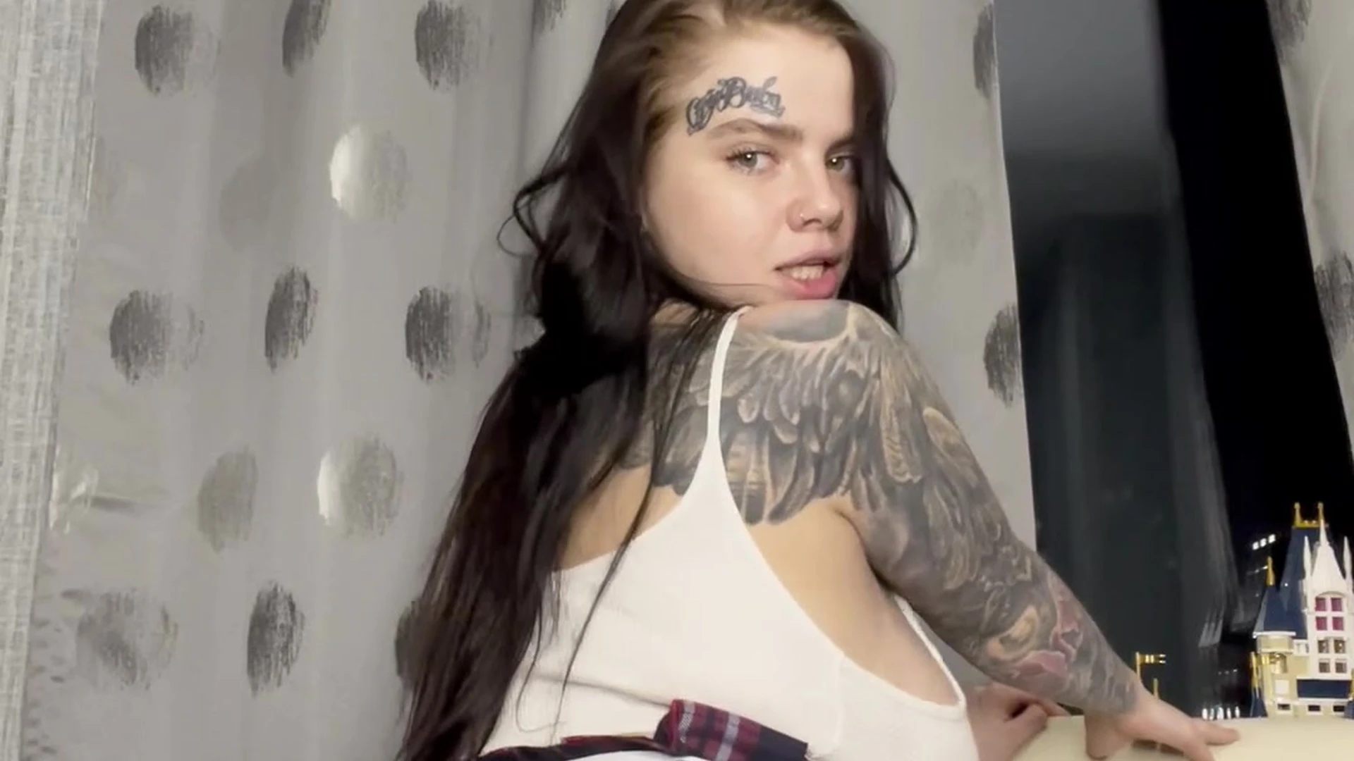 slutty hoe Dripping white Natalia Polyakova ripped cams