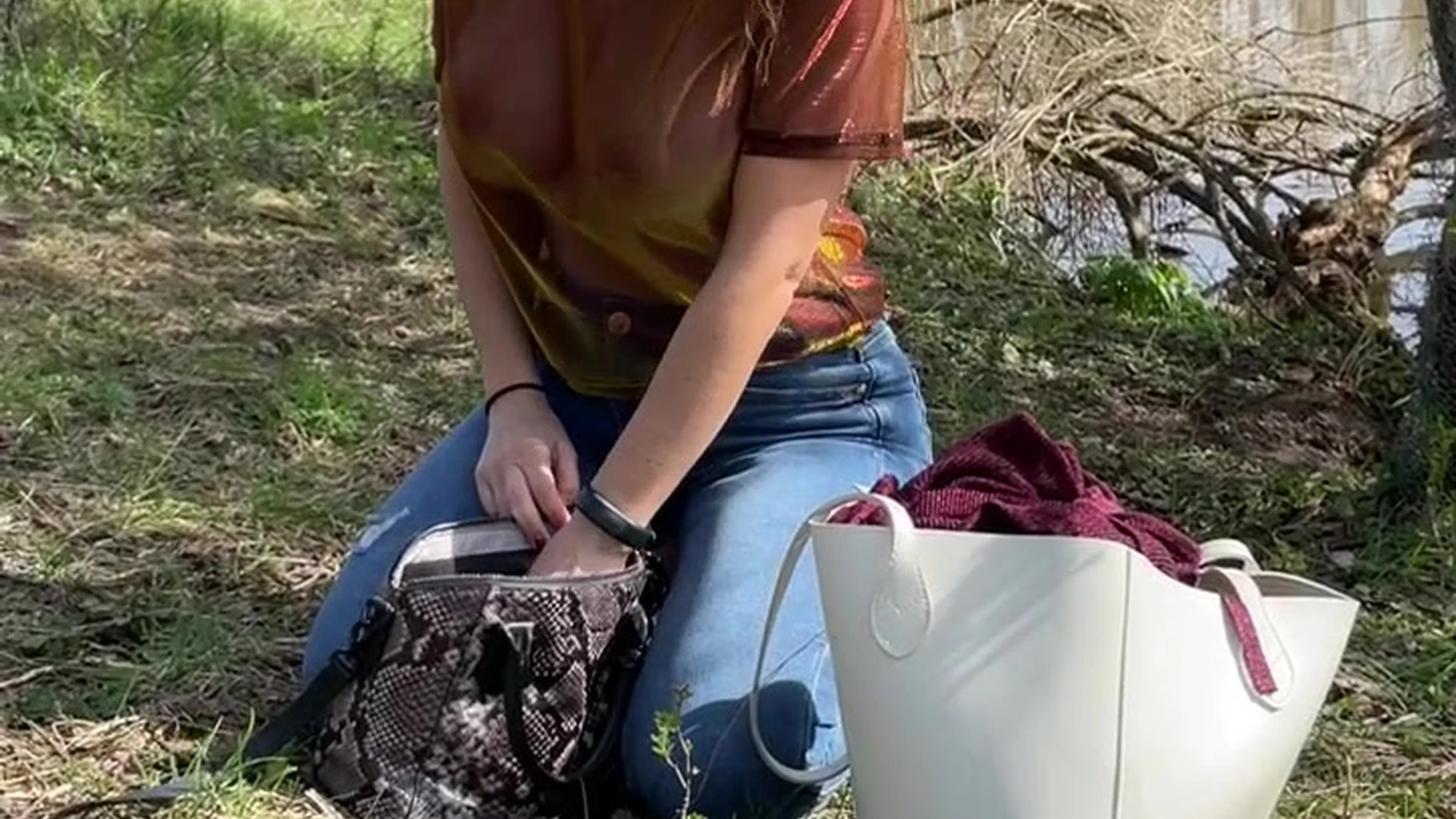 Caucasian Estephania anal