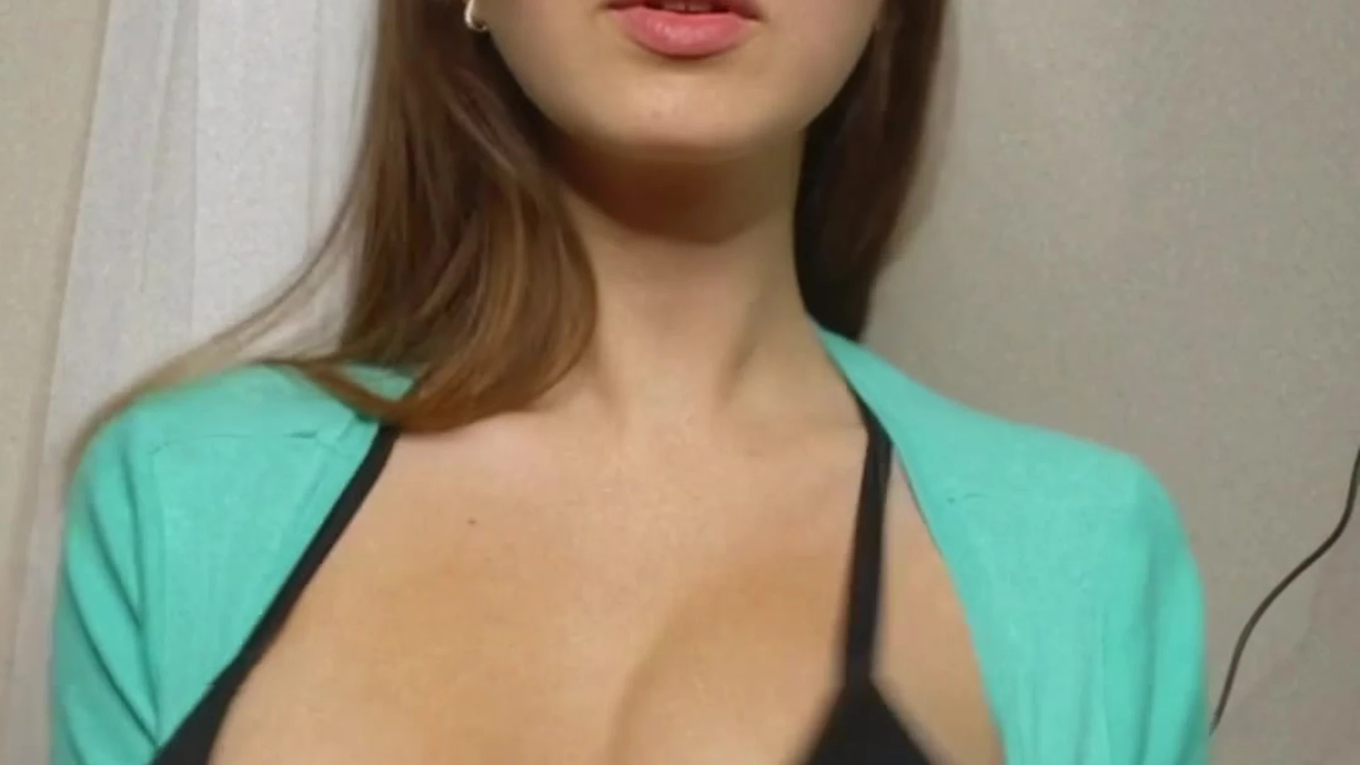 Exposed Assertive Brunette CeCe Rose of Clip