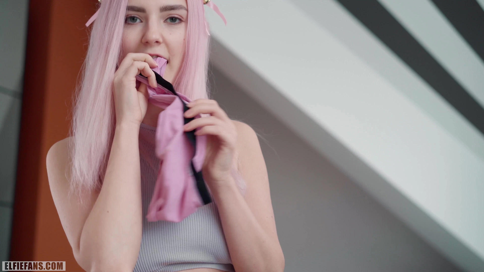 slutty babe Petite Eva Elfie Naked leaked