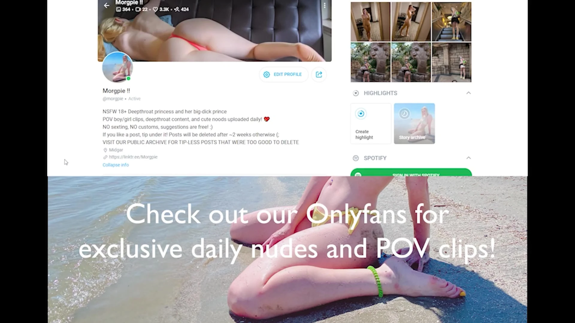 Sensational Bisexual Morgpie leaked xxx