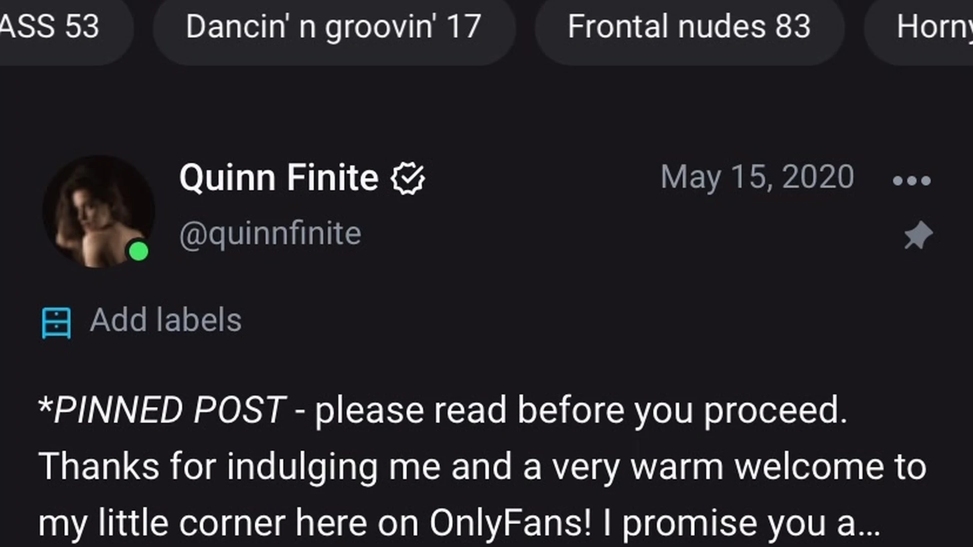 Exposed cute Thick QuinnFinite of