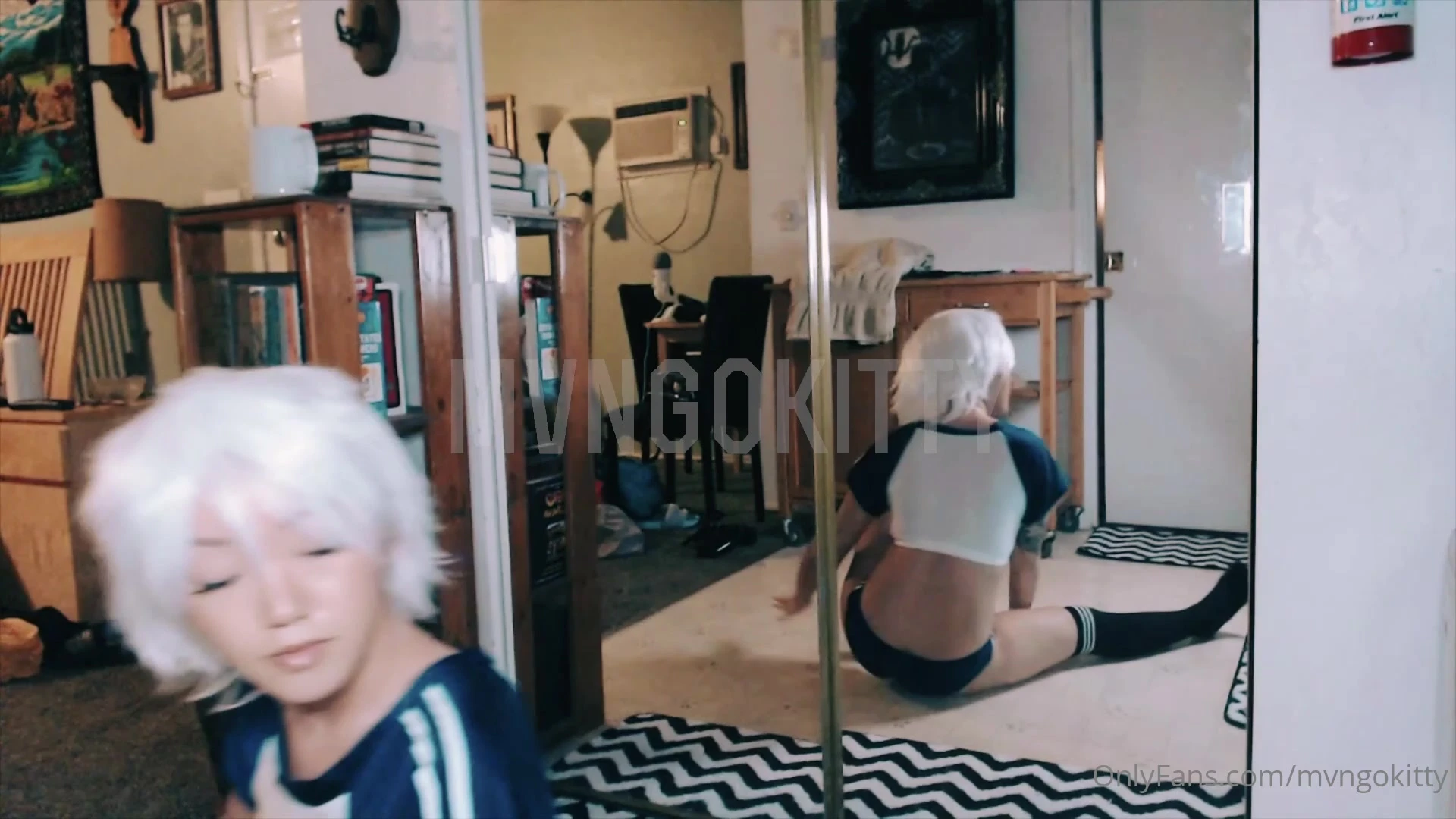 slutty hoe sucking Asian Mvngokitty boobs